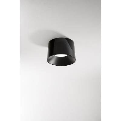 PLAFONIERA IN METALLO COLORE NERO